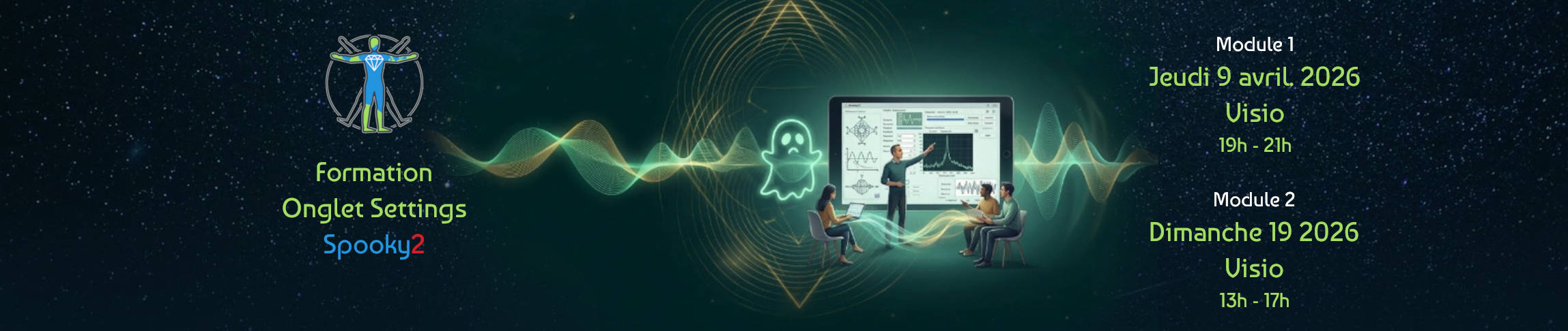 Bandeau formation Spooky2 onglet Settings